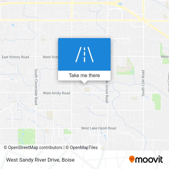 Mapa de West Sandy River Drive