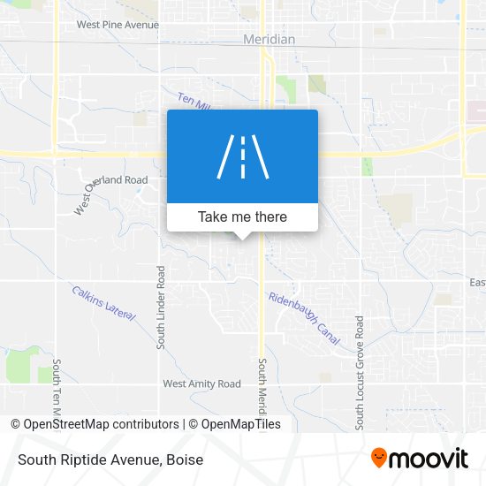 South Riptide Avenue map