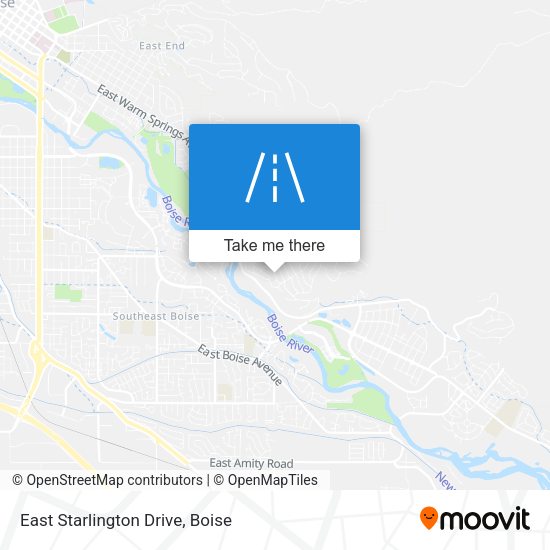 Mapa de East Starlington Drive