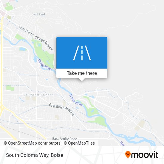 South Coloma Way map