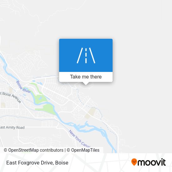 East Foxgrove Drive map