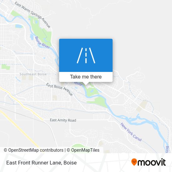East Front Runner Lane map