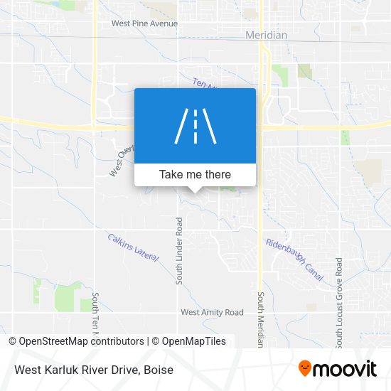 West Karluk River Drive map