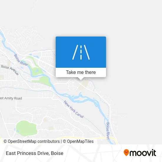 East Princess Drive map