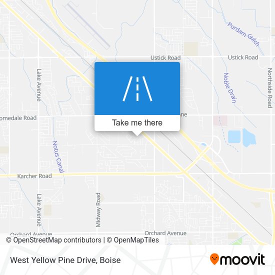 Mapa de West Yellow Pine Drive
