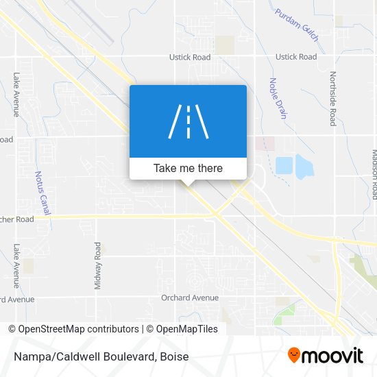 Mapa de Nampa/Caldwell Boulevard