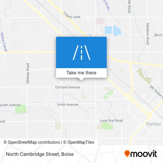 Mapa de North Cambridge Street