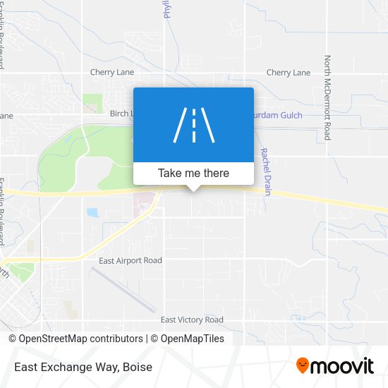 East Exchange Way map