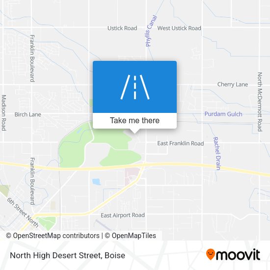 Mapa de North High Desert Street