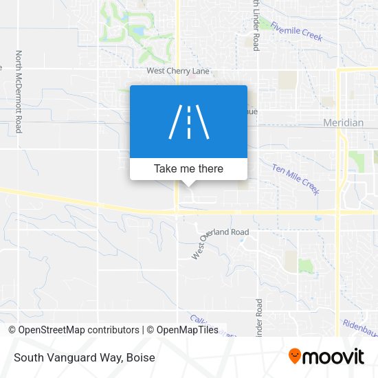 Mapa de South Vanguard Way