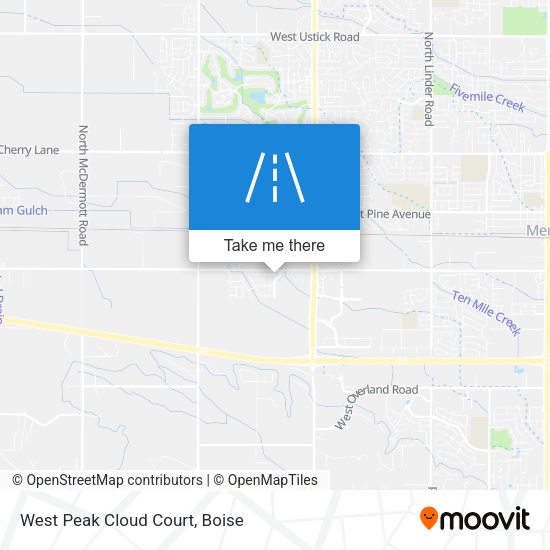 West Peak Cloud Court map