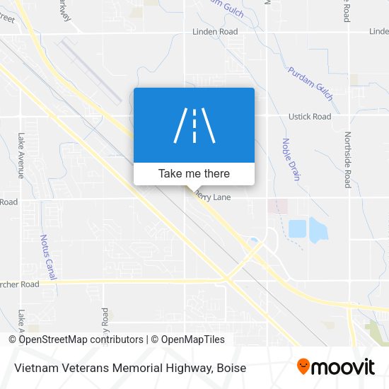 Vietnam Veterans Memorial Highway map