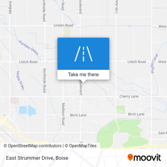 East Strummer Drive map