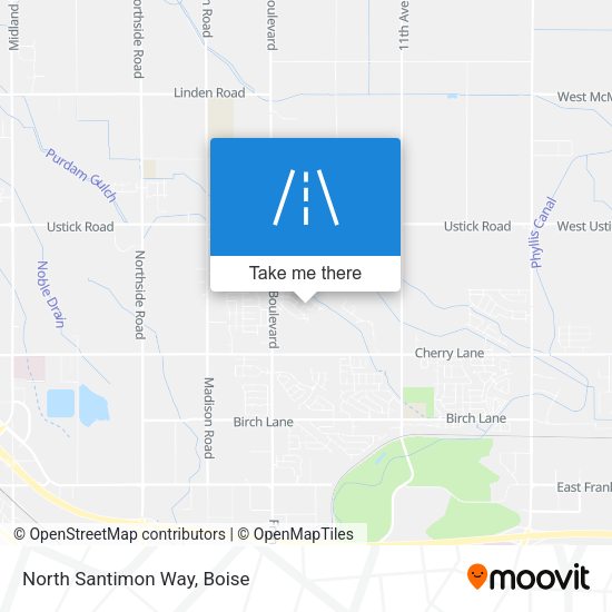 Mapa de North Santimon Way