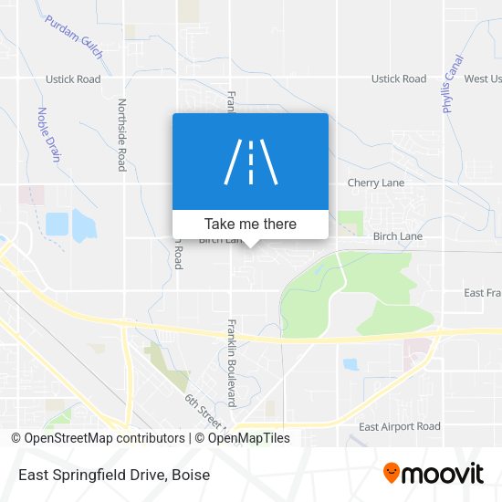 Mapa de East Springfield Drive