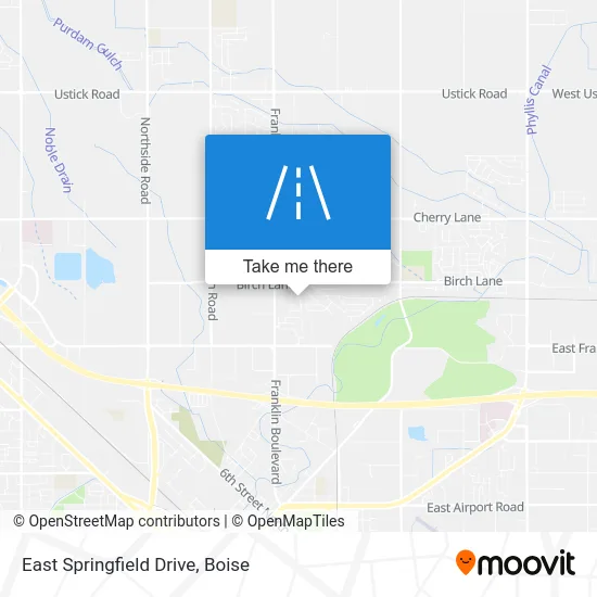 East Springfield Drive map