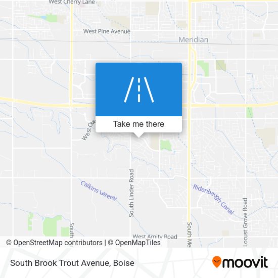 South Brook Trout Avenue map