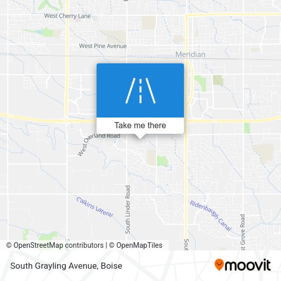 South Grayling Avenue map