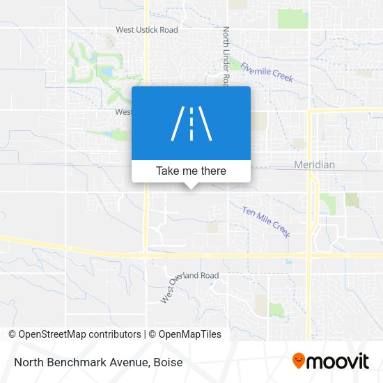 North Benchmark Avenue map
