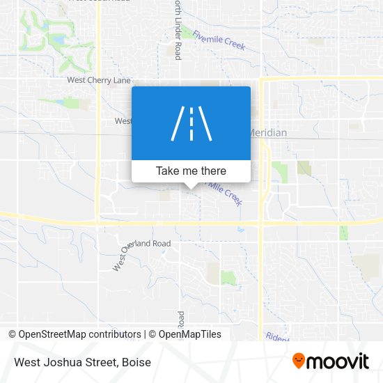 West Joshua Street map