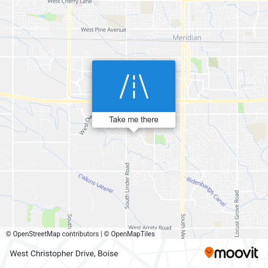 West Christopher Drive map