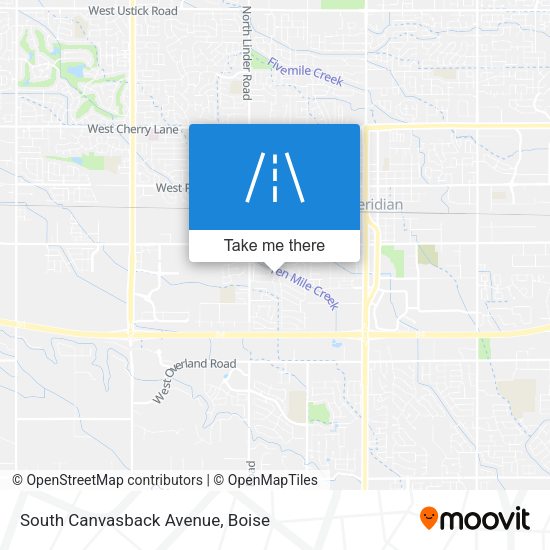 Mapa de South Canvasback Avenue