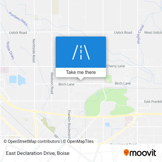 Mapa de East Declaration Drive