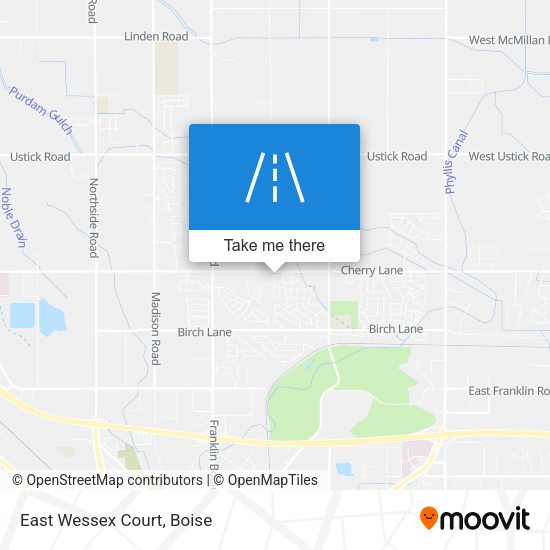 Mapa de East Wessex Court