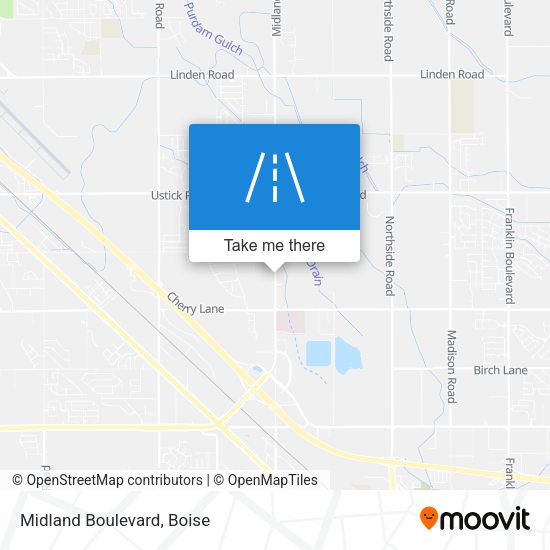 Mapa de Midland Boulevard