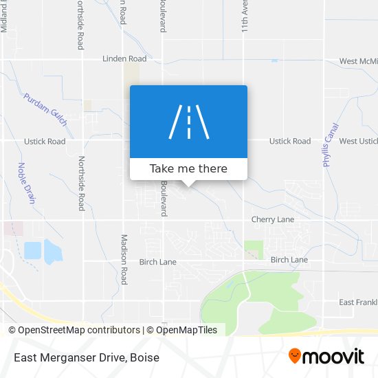 Mapa de East Merganser Drive