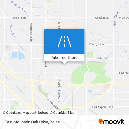 Mapa de East Mountain Oak Drive