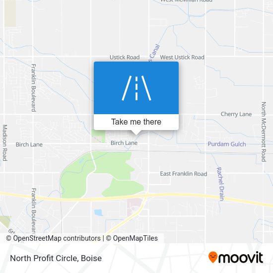 North Profit Circle map