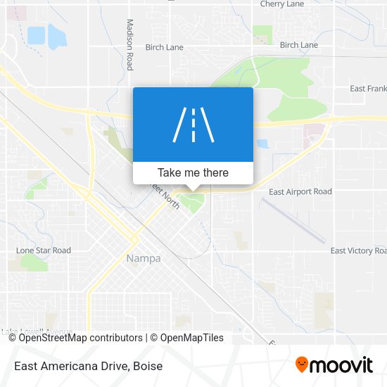 East Americana Drive map