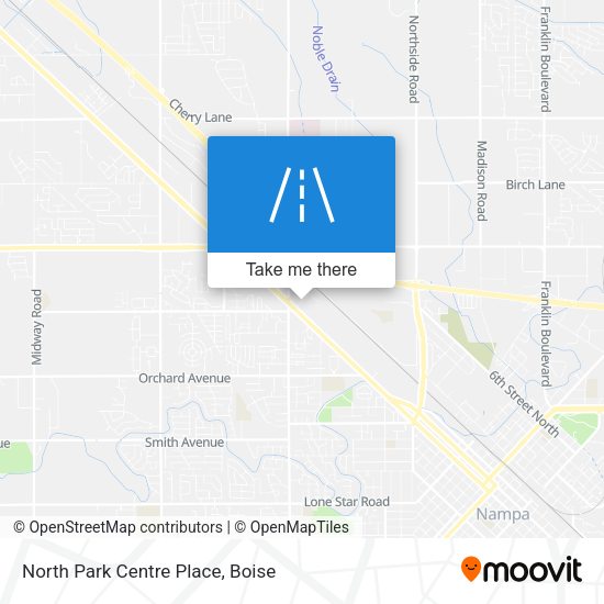 North Park Centre Place map