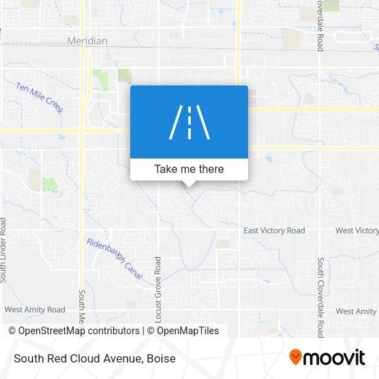 Mapa de South Red Cloud Avenue
