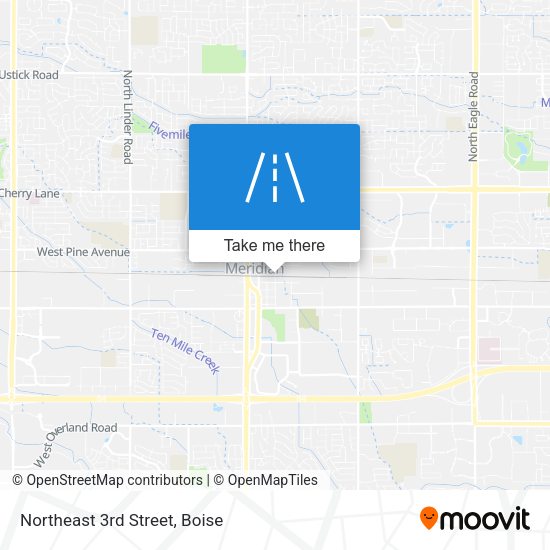 Mapa de Northeast 3rd Street