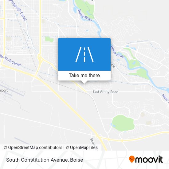 South Constitution Avenue map