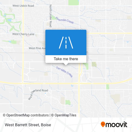 Mapa de West Barrett Street