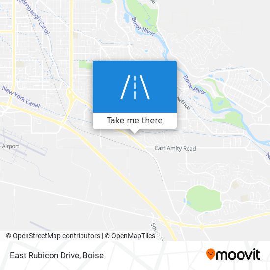 Mapa de East Rubicon Drive
