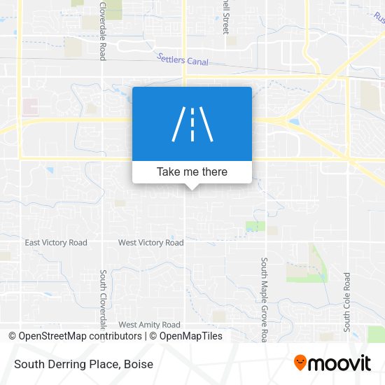 South Derring Place map