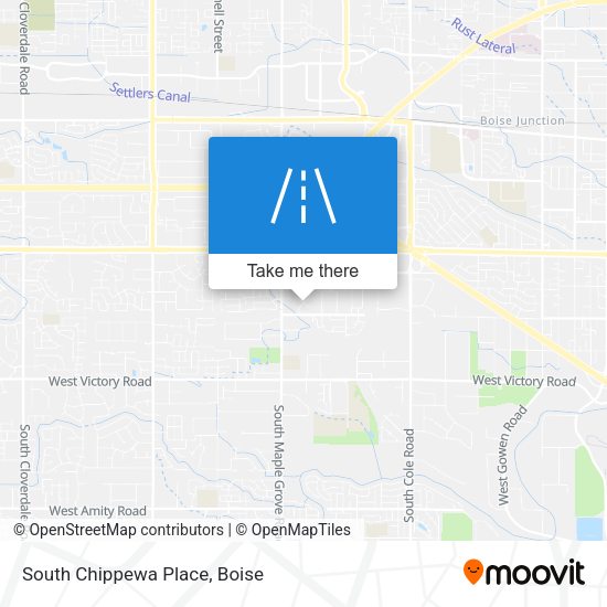 South Chippewa Place map