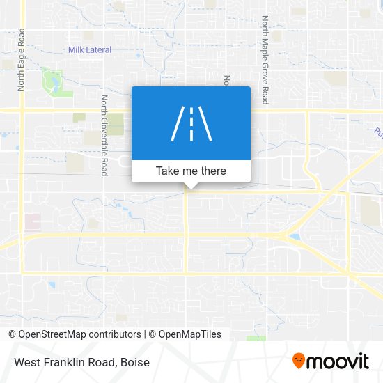 Mapa de West Franklin Road