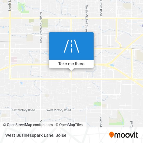 West Businesspark Lane map