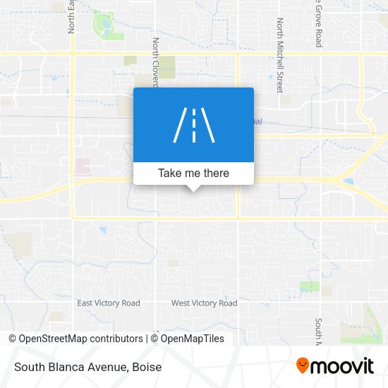 Mapa de South Blanca Avenue