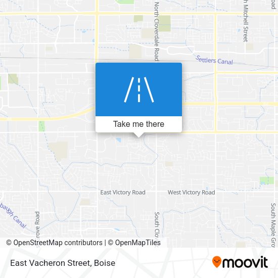 East Vacheron Street map