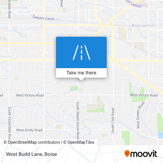 Mapa de West Budd Lane