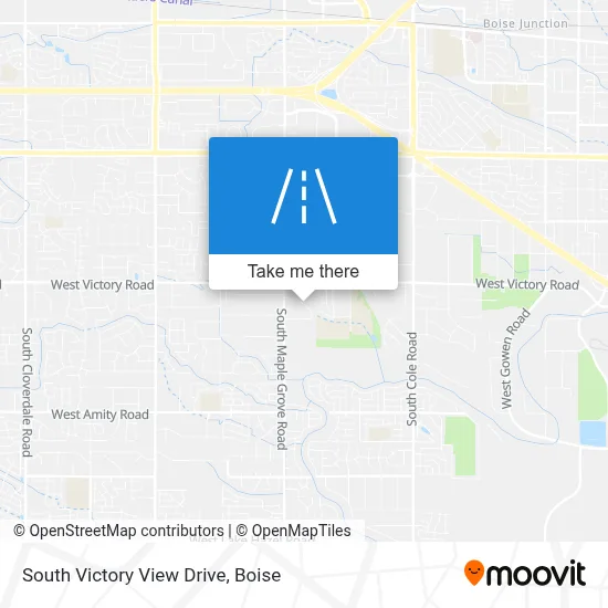 South Victory View Drive map