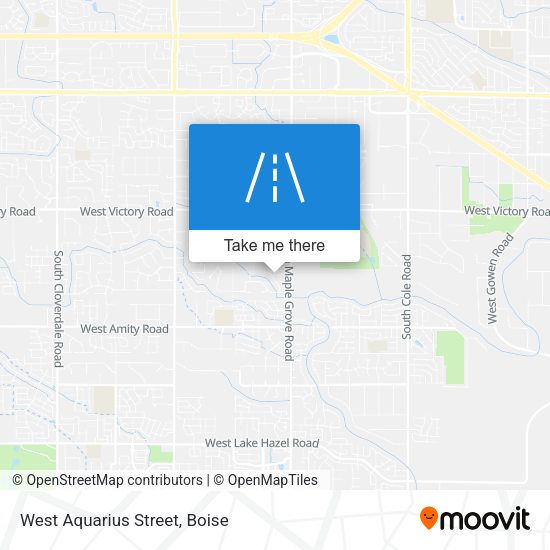 West Aquarius Street map