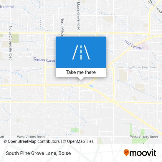 South Pine Grove Lane map