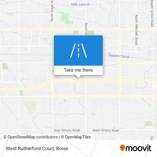 West Rutherford Court map